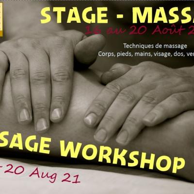 Stage massage aout 2022